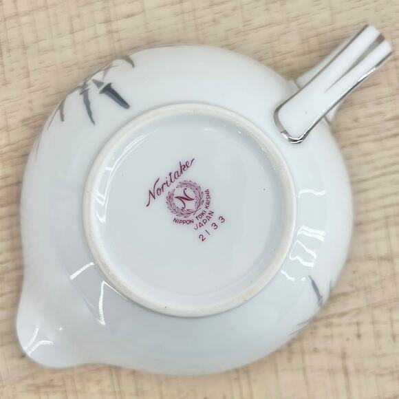 Noritake VINTAGE 50s Japanese Porcelain Sugar & Creamer Set Bamboo 2133 B05 - Picture 12 of 14